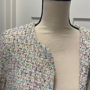 Gorgeous Helene Berman London Tweed Alice Edge to Edge Coat NWT